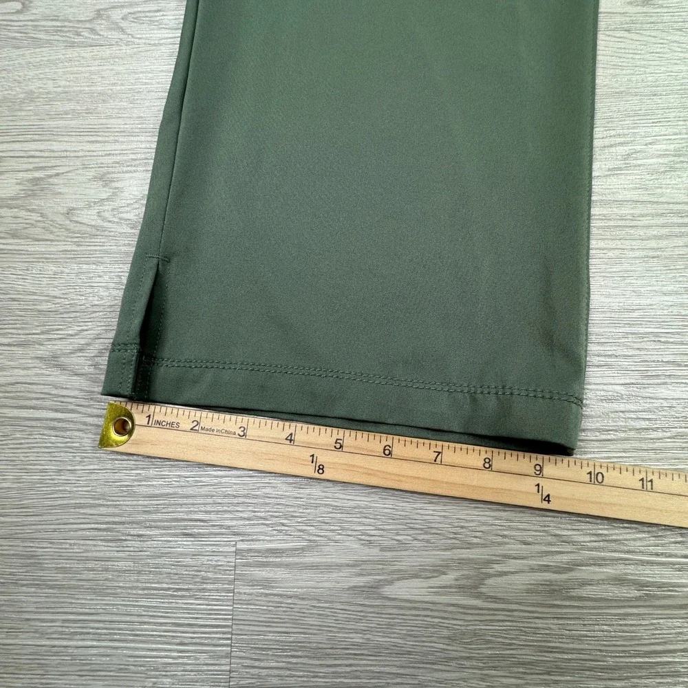 HH Works Women Scrub Pants Healing Hands Green 2XP Cargo Pockets Elastic Waist - Picture 4 of 9